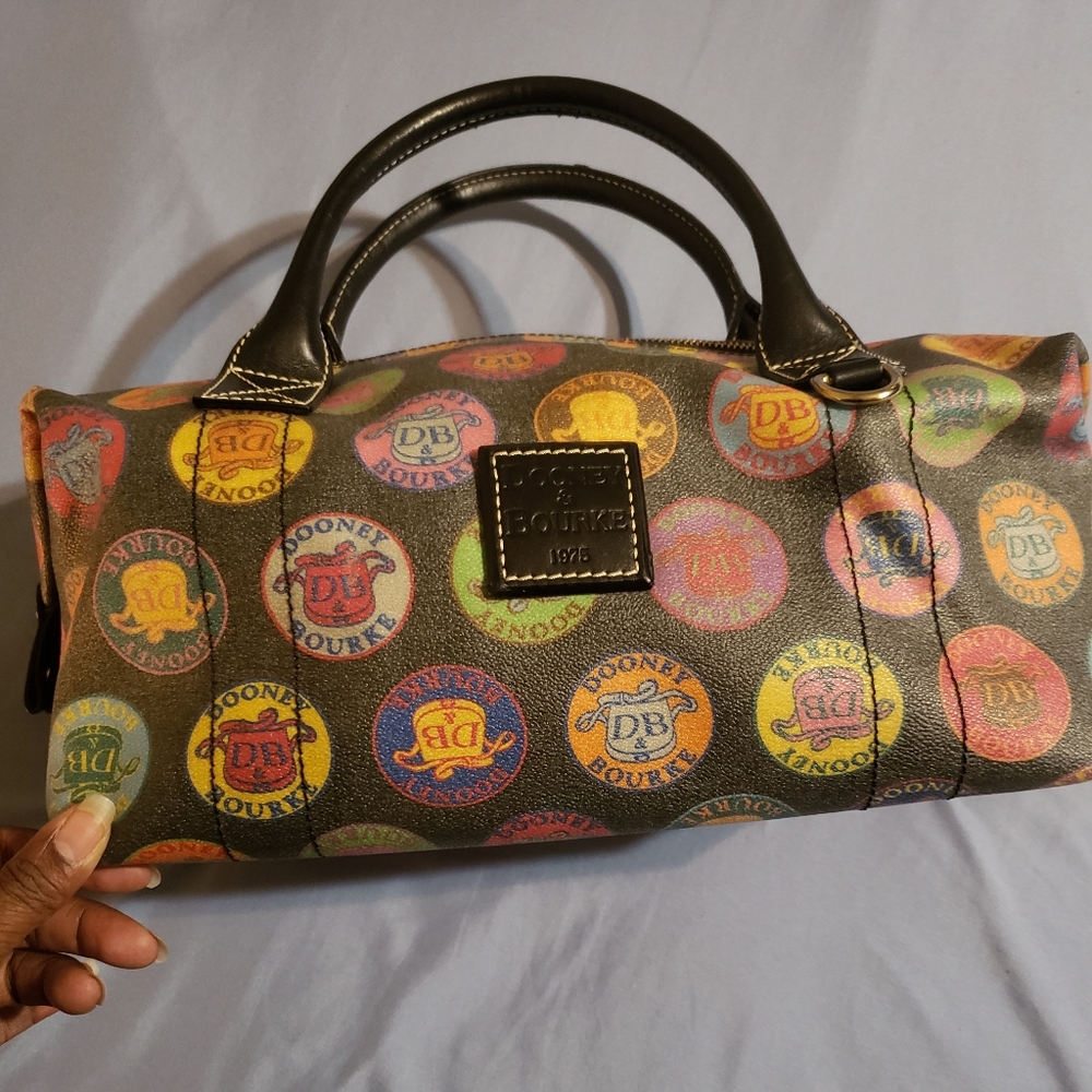 Leather Dooney & Bourke Patches Satchel